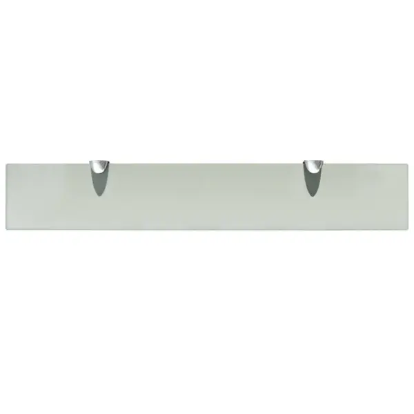 Klaasist hõljuvad seinariiulid, 2 tk, matt läbipaistev, 60 x 10 cm, 8 mm – 4