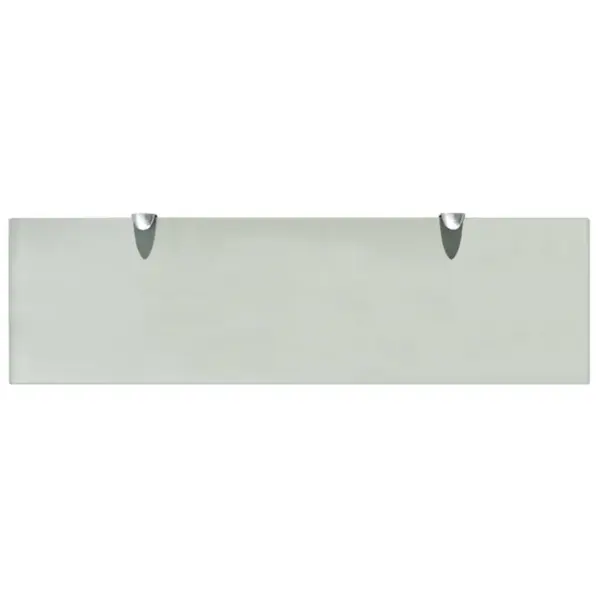 Hõljuvad klaasist seinariiulid, 2 tk, matt karastatud turvaklaas, 70 x 20 cm, 8 mm – 4