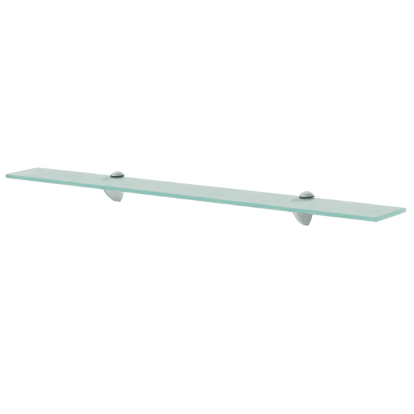Klaasist seinariiulid 2 tk, läbipaistev, 80 x 10 cm, 8 mm – 2