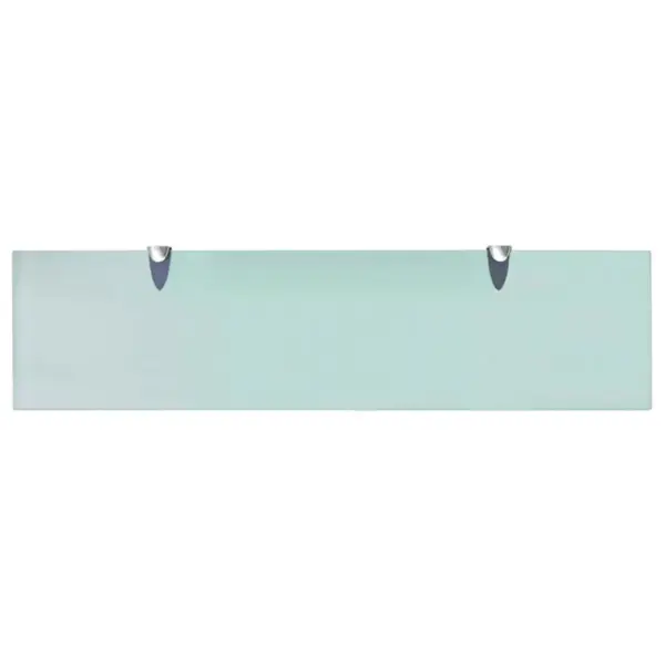 Karastatud klaasist seinariiulid, 2 tk, läbipaistev, 80 x 20 cm, 8 mm - 4