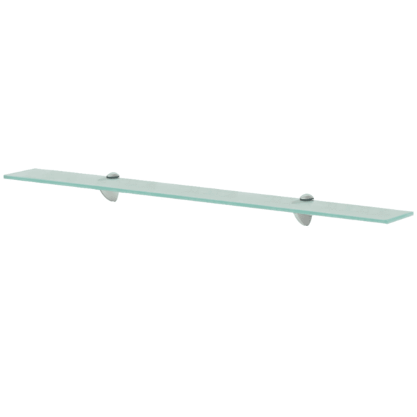 Klaasist seinariiulid, 2 tk, läbipaistev, 90 x 20 cm, 8 mm karastatud turvaklaas – 2