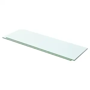 Klaasist seinariiulid, 2 tk, karastatud klaas, läbipaistev, 60 x 15 cm