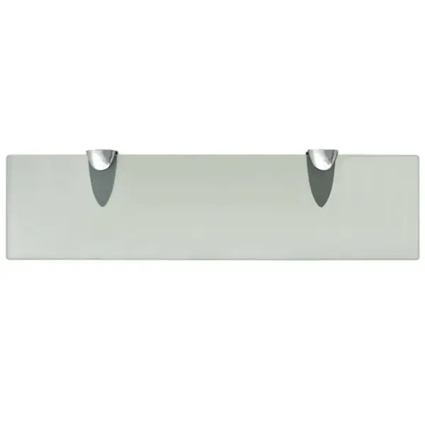 Klaasist hõljuvad seinariiulid, 2 tk, matt karastatud turvaklaas, 40 x 10 cm, 8 mm – 4