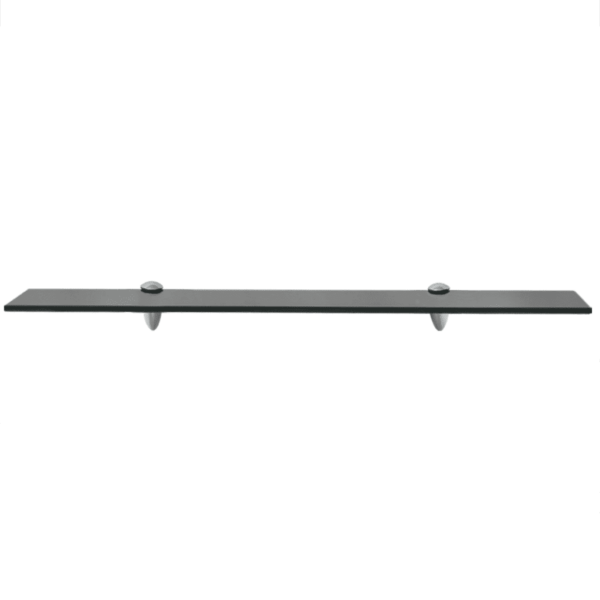Klaasist seinariiulid, 2 tk, must, 70 x 10 cm, 8 mm karastatud klaas – 3