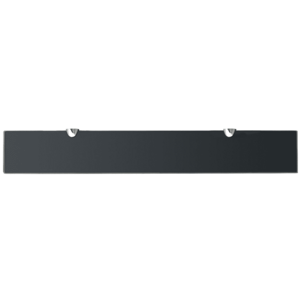 Klaasist seinariiulid, 2 tk, must, 70 x 10 cm, 8 mm karastatud klaas – 4
