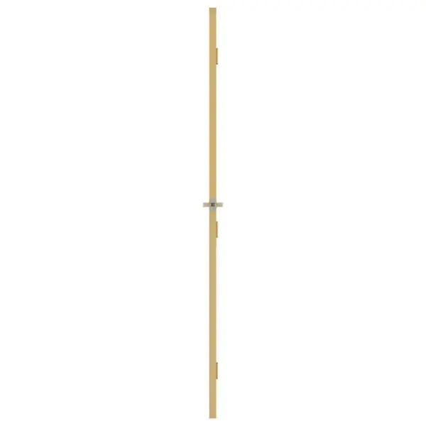 Õhuke karastatud klaasist siseuks kuldse alumiiniumraamiga, 102,5 x 201,5 cm – 4
