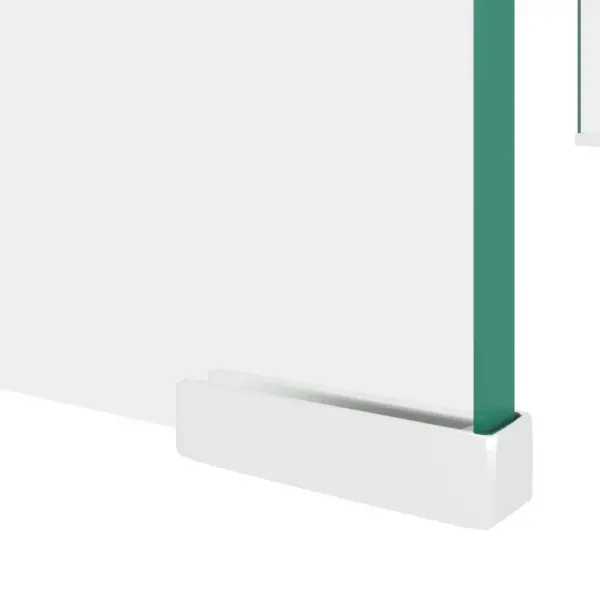 Klaasist teleri- ja monitorialus, läbipaistev, 80 x 30 x 13 cm – 5