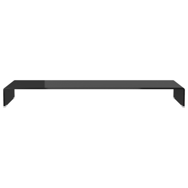 Must klaasist teleri- ja monitorialus 120 x 30 x 13 cm – 3