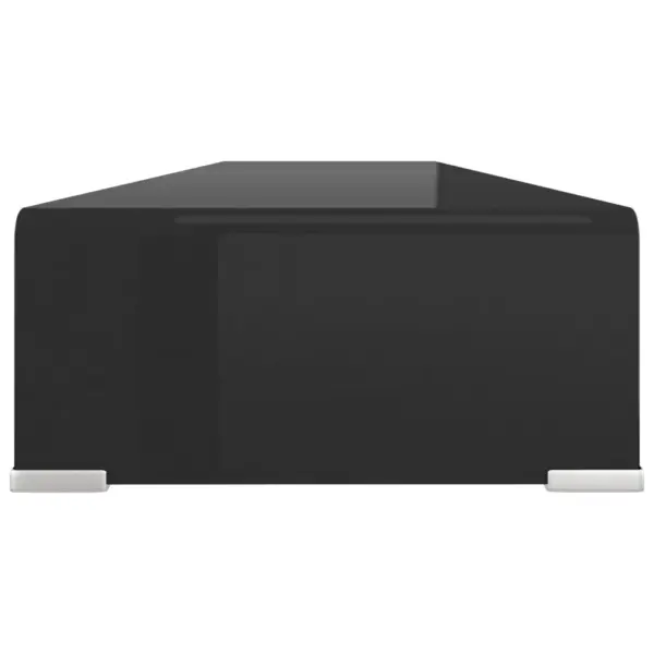 Must klaasist teleri- ja monitorialus 120 x 30 x 13 cm – 4