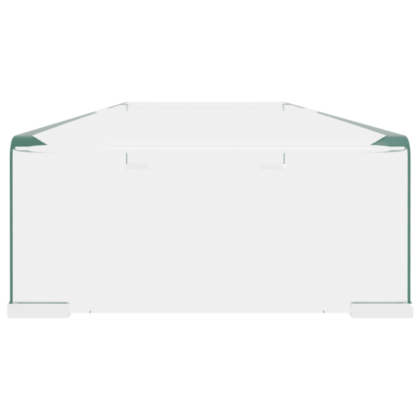 Läbipaistev klaasist telerialus ja monitorialus 100 x 30 x 13 cm – 4