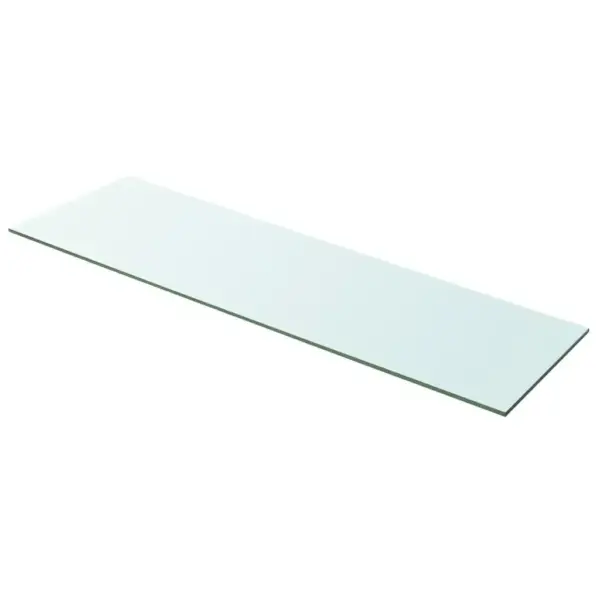 Karastatud klaasist riiulipaneelid, 2 tk, läbipaistev, 100 x 30 cm, 8 mm, 15 kg kandevõimega - 2