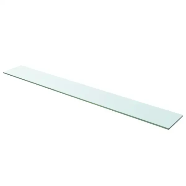 Läbipaistvad karastatud klaasriiulid, 2 tk, 110 x 15 cm, 8 mm, kandevõime 15 kg - 2
