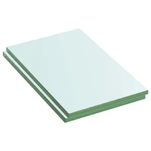 Läbipaistvad karastatud klaasriiulid, 2 tk, 20 x 12 cm, 8 mm, 15 kg kandevõimega