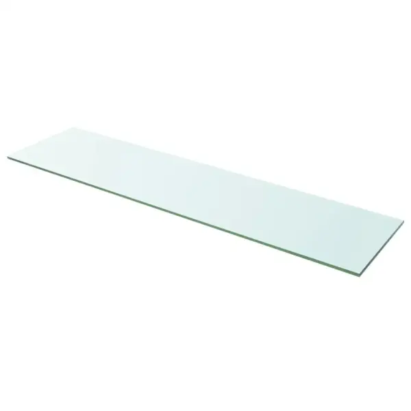Läbipaistvad karastatud klaasriiulid, 2 tk, 100 x 25 cm, 8 mm, 15 kg kandevõimega - 2