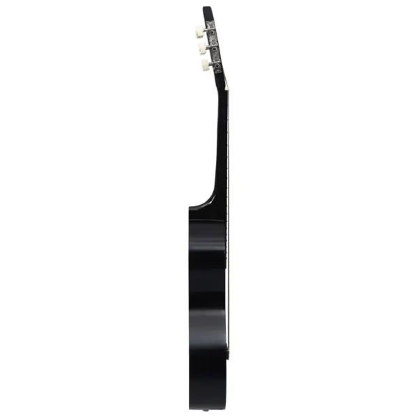 Klassikaline 1/2 kitarr algajatele ja lastele kotiga, must, 34″ – 4