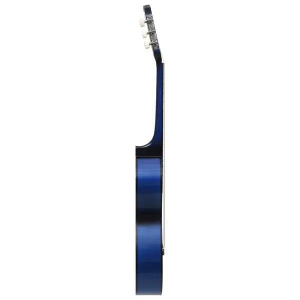 3/4 klassikaline kitarr algajatele kotiga, sinine, 36″ – 4