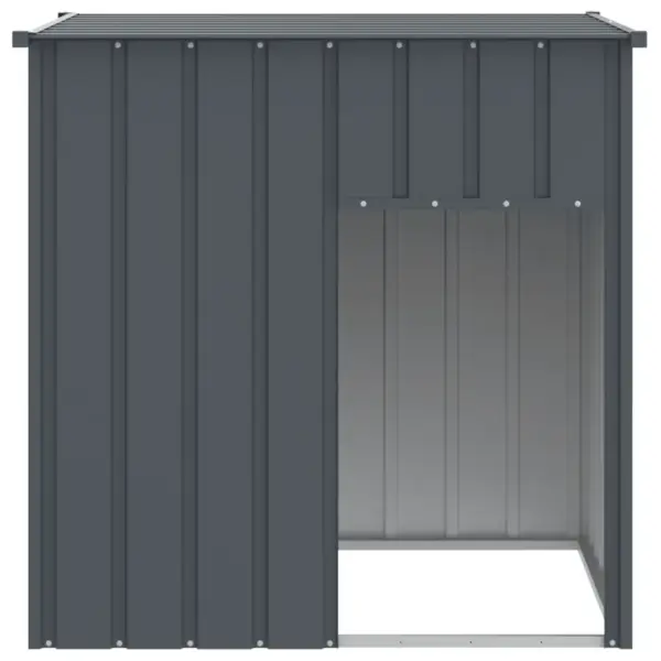 Koerakuut katusega, antratsiithall tsingitud teras, 110 x 103 x 109 cm – 3