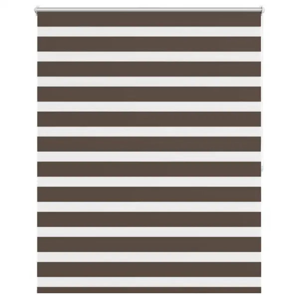 Sebra rullkardin valguse reguleerimiseks, 120 x 175 cm, kohvivärvi, 100% polüester – 2