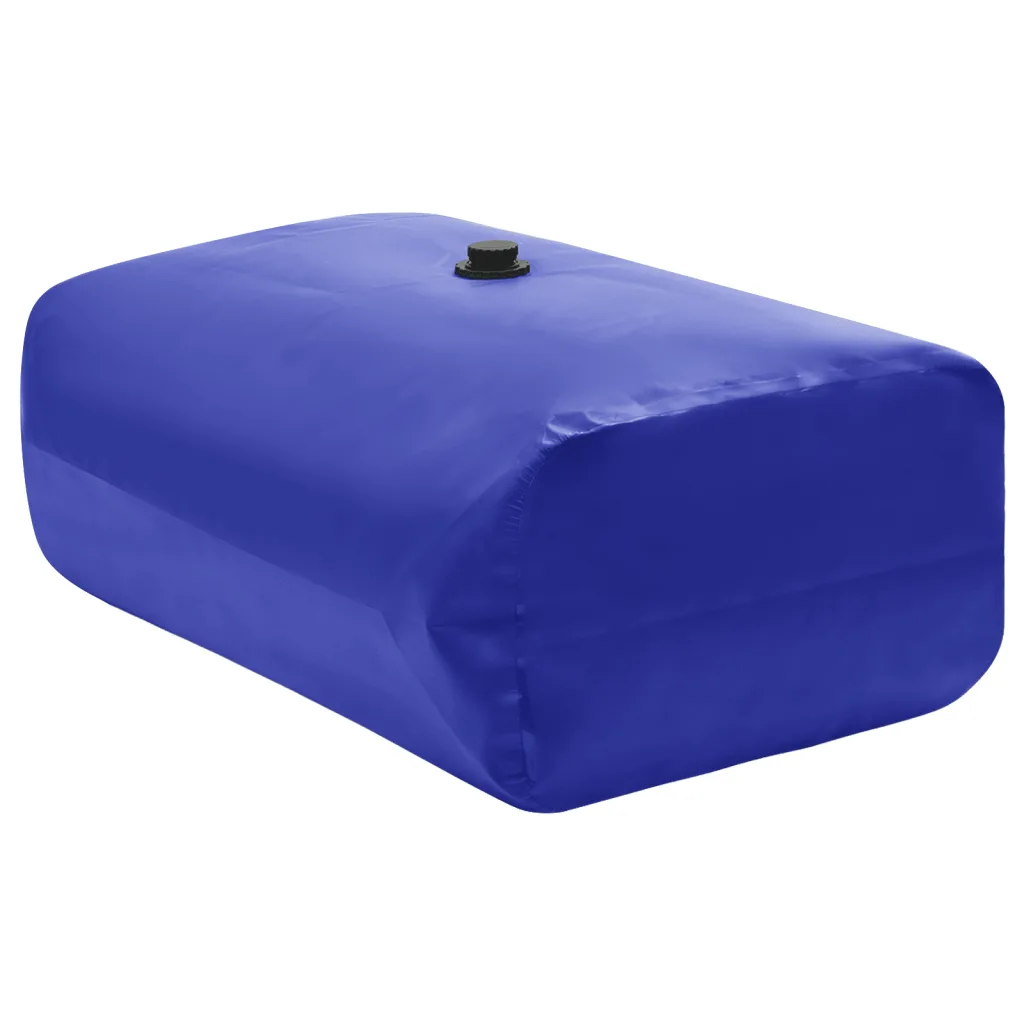 Kokkupandav veepaak kraaniga, 100 L, sinine PVC