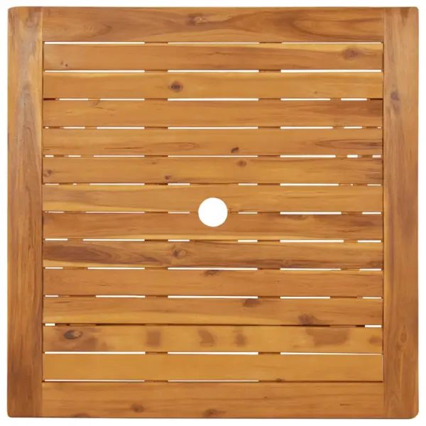 3-osaline kokkupandav aiamööbli komplekt, akaatsiapuit, pruun, laud 120 x 70 cm – 6
