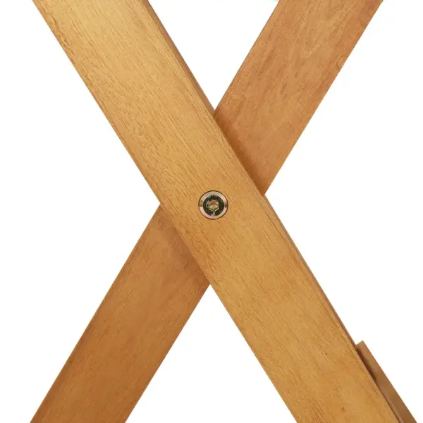 3-osaline kokkupandav aiamööbli komplekt akaatsiapuidust, pruun, laud 60 x 60 cm – 7