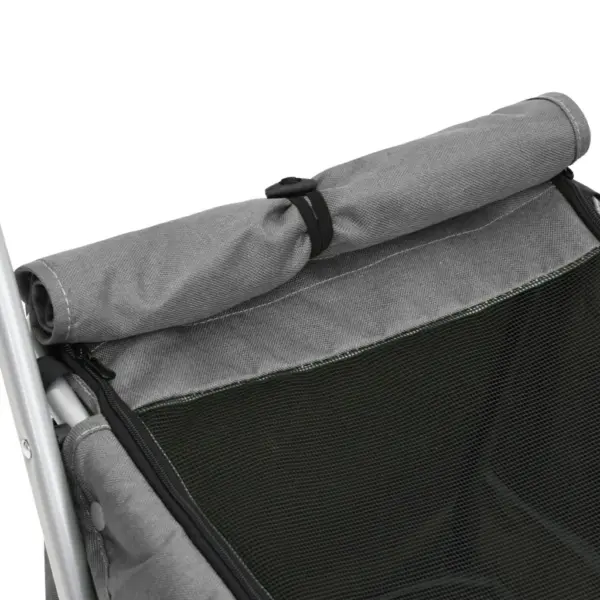 Kokkupandav hall koerakäru kaanega, 15 kg, 100 x 49 x 96 cm – 9