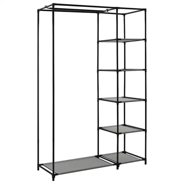 Kokkupandav hall riidekapp fliiskatte ja terasraamiga, 110 x 45 x 175 cm – 6