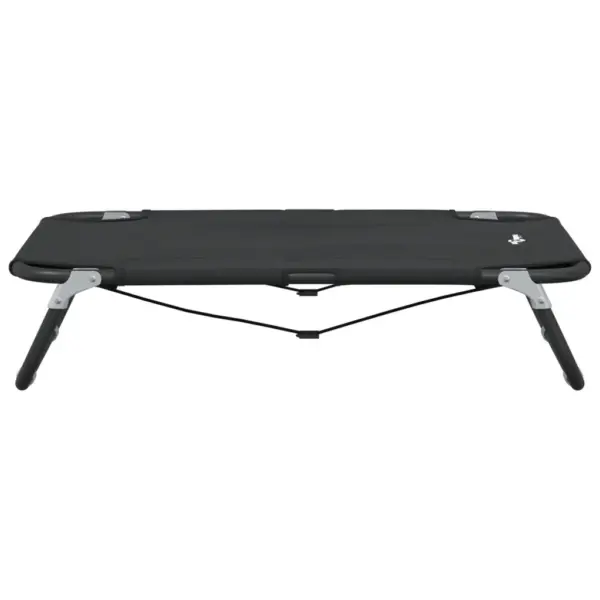 Kokkupandav kõrgendatud koeravoodi, antratsiithall, 600D Oxford kangas ja teras, 80 x 55 x 18 cm – 5