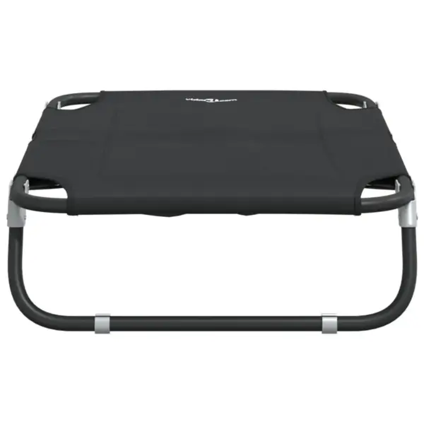 Kokkupandav kõrgendatud koeravoodi, antratsiithall, 600D Oxford kangas ja teras, 80 x 55 x 18 cm – 6