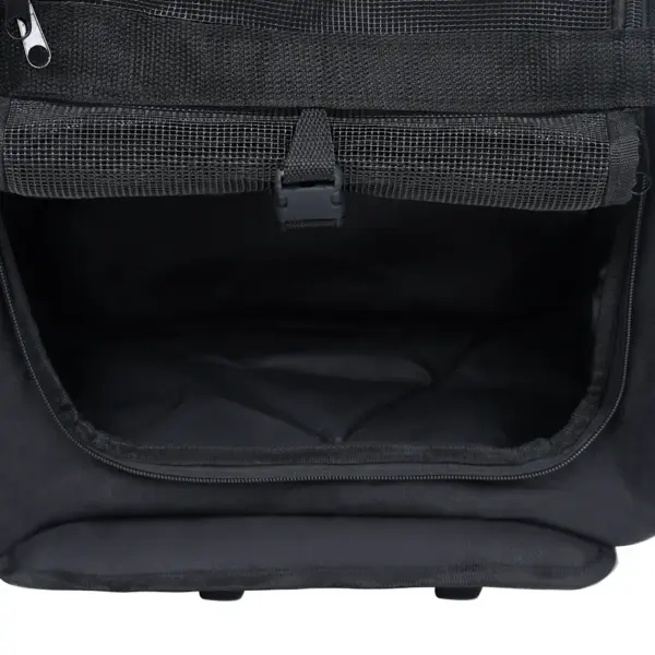 Kokkupandav mitmeotstarbeline lemmikloomakäru ja seljakott, must, 10 kg – 6
