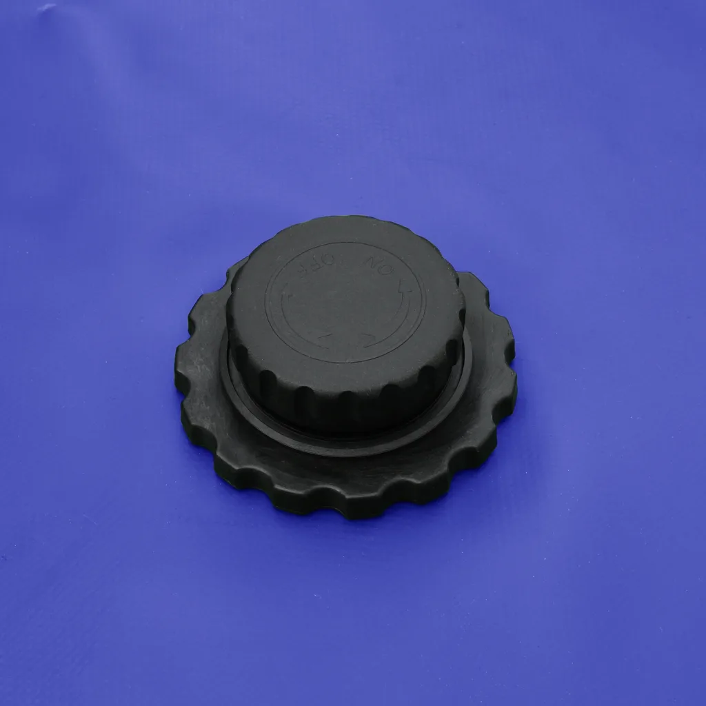 Kokkupandav PVC veepaak kraaniga, sinine, 2100 l, 200 x 150 x 70 cm