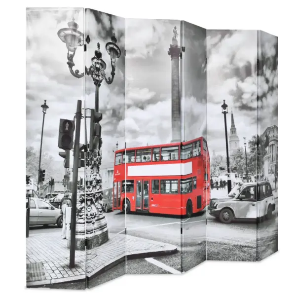 Kokkupandav ruumijagaja Londoni bussiga, 228 x 170 cm, must-valge – 2