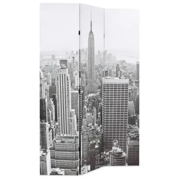 Kokkupandav ruumijagaja New Yorki motiiviga, 120 x 170 cm, must-valge nulupuidust raamiga – 2