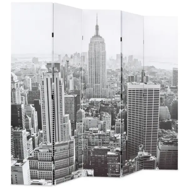 Kokkupandav ruumijagaja New Yorki motiiviga, must-valge, 200 x 170 cm, nulupuidust raam - 2