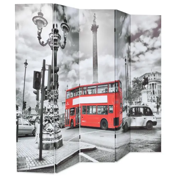 Kokkupandav ruumijagaja Londoni bussiga, must-valge, 200 x 170 cm – 2
