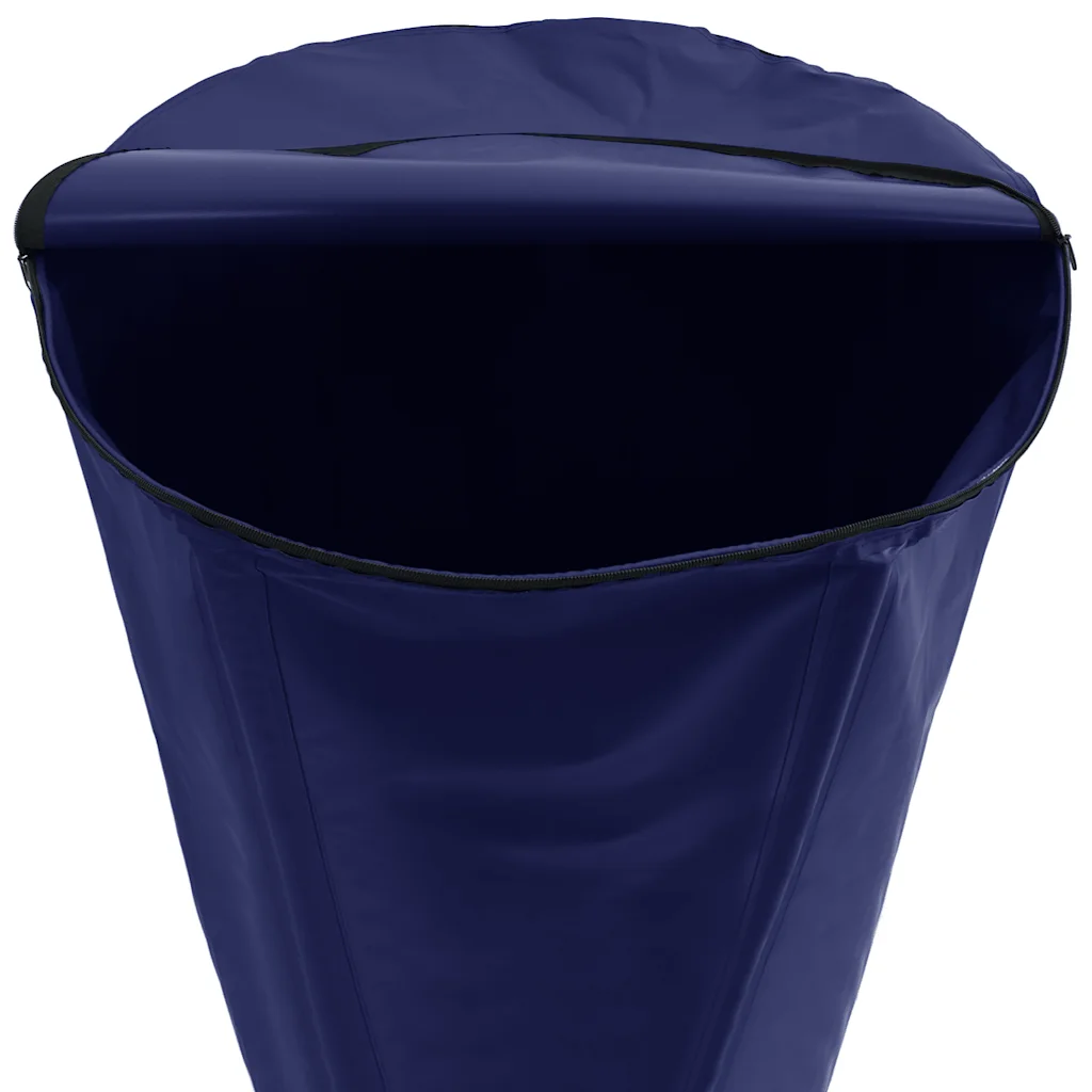 Kokkupandav vihmaveetünn kraaniga, sinine PVC, 250 L, 60 x 92 cm