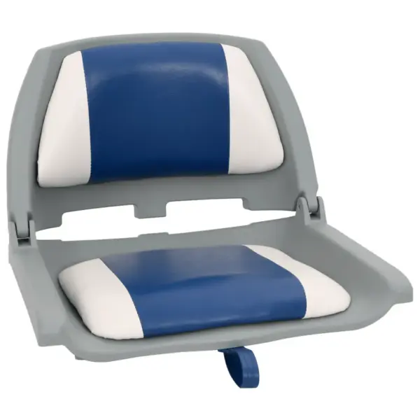 Kokkupandavad paadiistmed 360° pöördalustega, 4-osaline komplekt, sinine-valge, 51,5 x 51 x 41 cm – 2