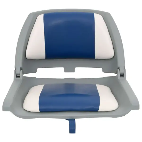 Kokkupandavad paadiistmed 360° pöördalustega, 4-osaline komplekt, sinine-valge, 51,5 x 51 x 41 cm – 3