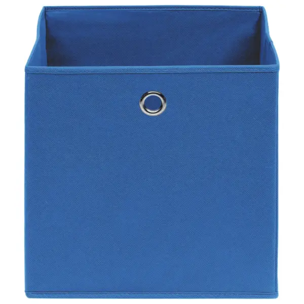 Kokkupandavad kangast hoiukastid, sinine, 4 tk, 32 x 32 x 32 cm – 3