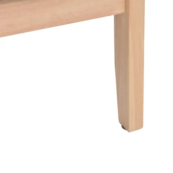 Kollane kangast tugitool puitraamiga, 64,5 x 67 x 73,5 cm – 5