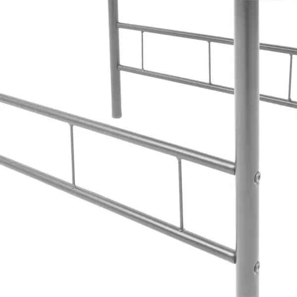 Kompaktne baarikomplekt MDF-plaadiga, 3-osaline, hõbedase raudraamiga, pruun, laud 80 x 53 x 74 cm – 7