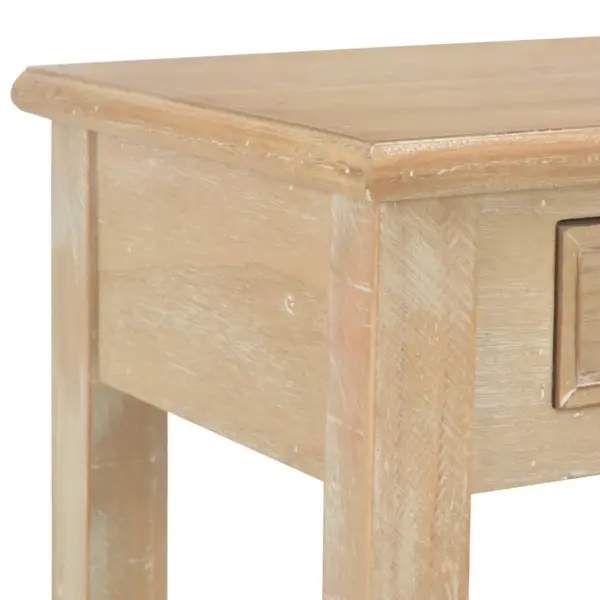 Naturaalset tooni konsoollaud kahe sahtli ja alumise riiuliga, 110 x 35 x 80 cm – 6