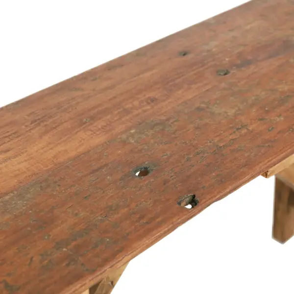 Maalähedane konsoollaud taaskasutatud segapuust, pruun, 130 x 40 x 80 cm – 4