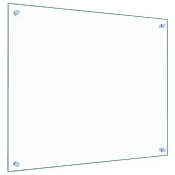 Läbipaistev karastatud klaasist köögi pritsmekaitse, 70 x 60 cm – 5