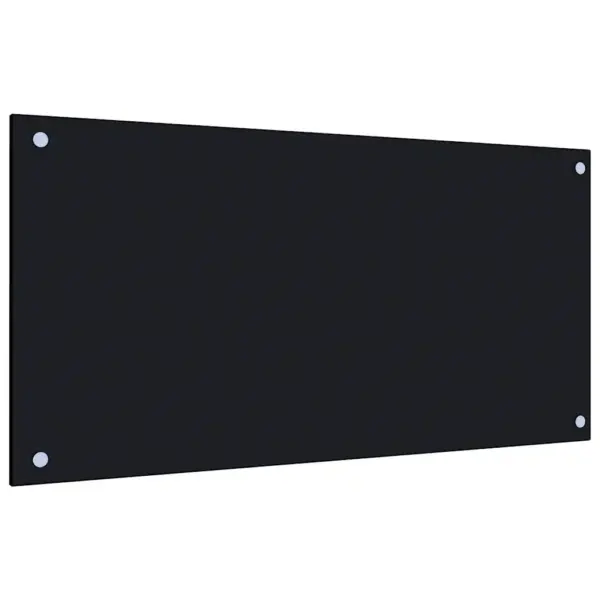 Köögi pritsmekaitse, must karastatud klaas, 80 x 40 cm, 6 mm – 5