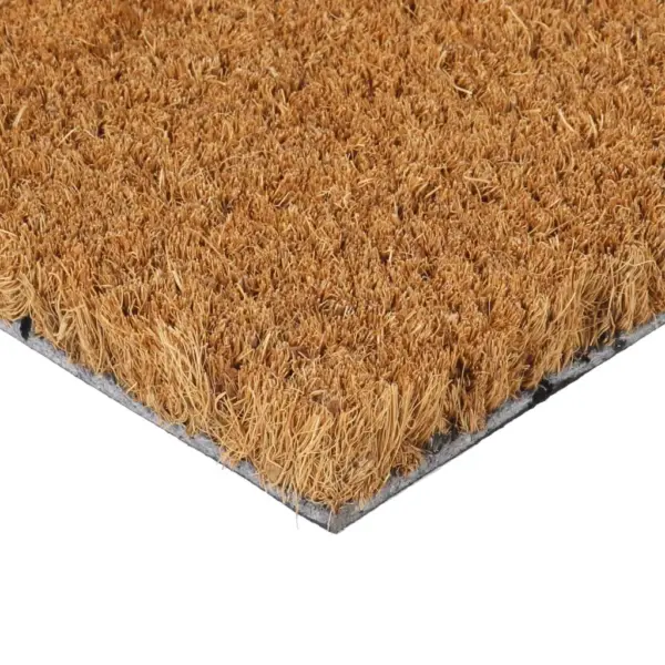 Flokeeritud kookoskiududest uksematt PVC-alusega, naturaalne, 45 x 75 cm – 3