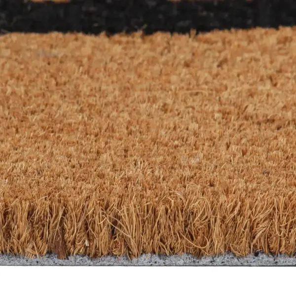 Flokeeritud kookoskiududest uksematt PVC-alusega, naturaalne, 45 x 75 cm – 4