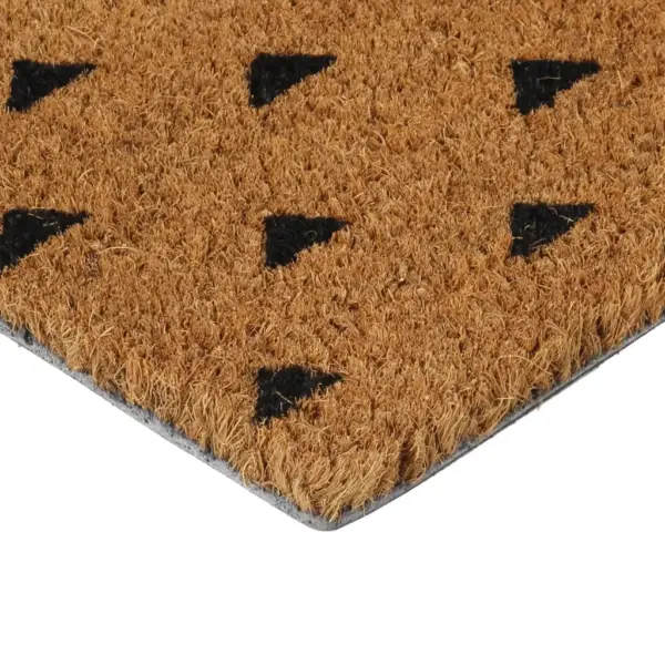Kookoskiududest uksematt libisemiskindla PVC alusega, naturaalne, flokeeritud, 45 x 75 cm – 3