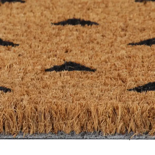 Kookoskiududest uksematt libisemiskindla PVC alusega, naturaalne, flokeeritud, 45 x 75 cm – 4
