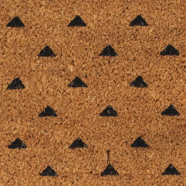 Kookoskiududest uksematt libisemiskindla PVC alusega, naturaalne, flokeeritud, 45 x 75 cm – 5